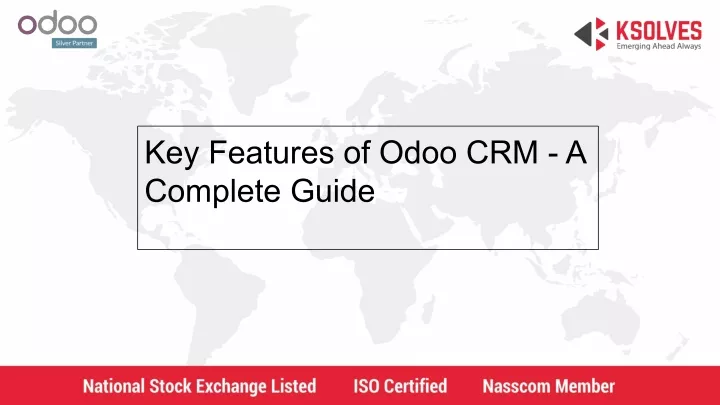 key features of odoo crm a complete guide