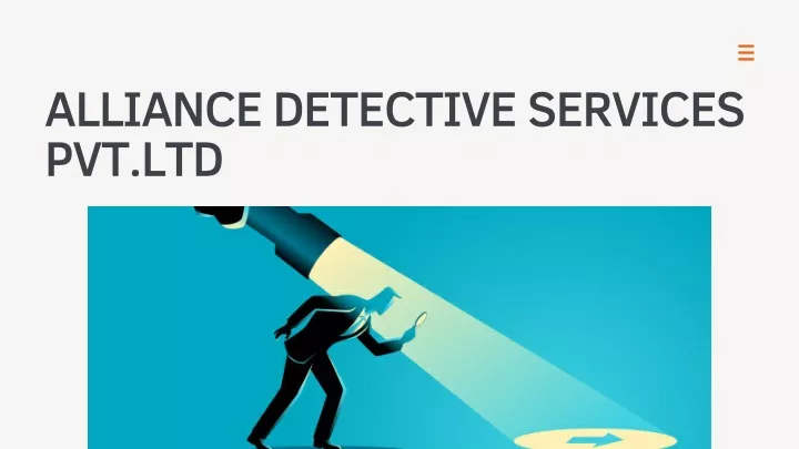 alliance detective services pvt ltd