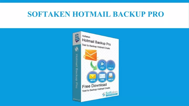 softaken hotmail backup pro