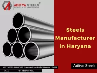 Steels manufacturer in Haryana