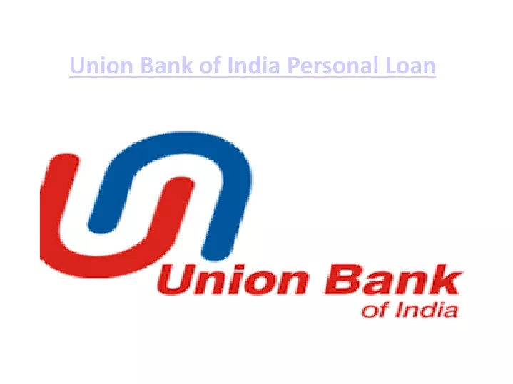 union bank of india personal loan