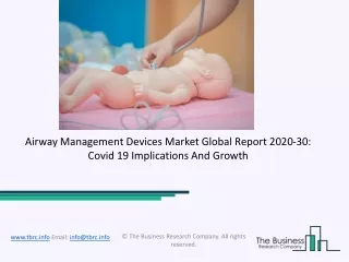 airway management devices market global report