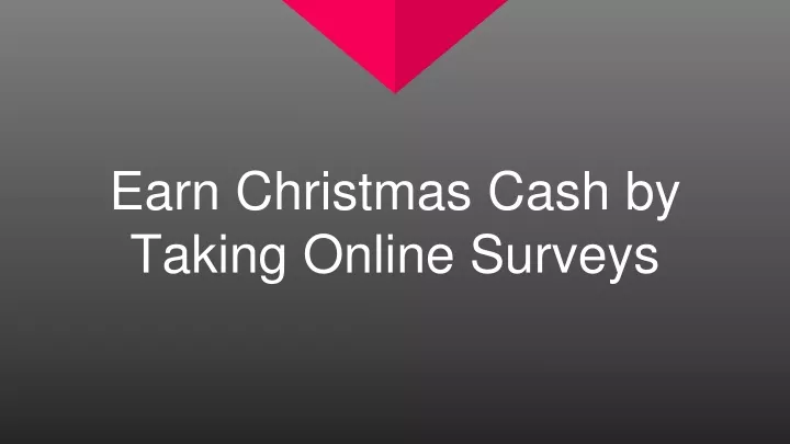 earn christmas cash by taking online surveys