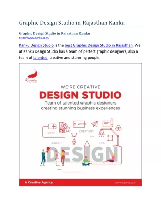graphic design studio in rajasthan kanku