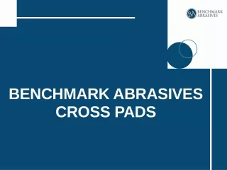 benchmark abrasives cross pads