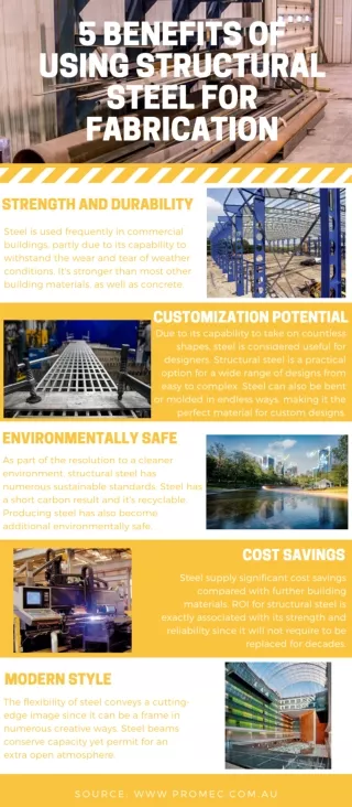 5 Benefits of Using Structural Steel for Fabrication