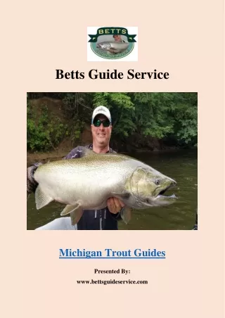 Michigan Trout Guides