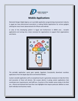 Best Mobile App Development Company - Logic-designs