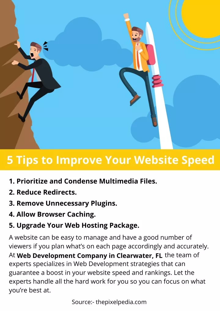 5 tips to improve your website speed