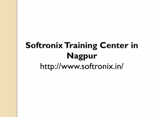 softronix training center in nagpur http