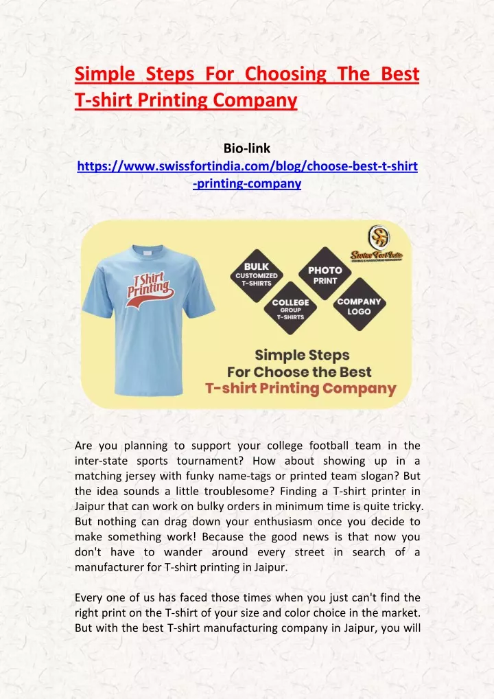 simple steps for choosing the best t shirt