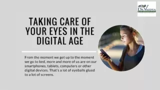 Taking Care of Your Eyes in the Digital Age