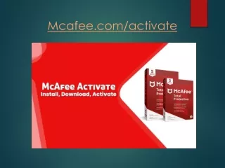 Mcafee.com/activate