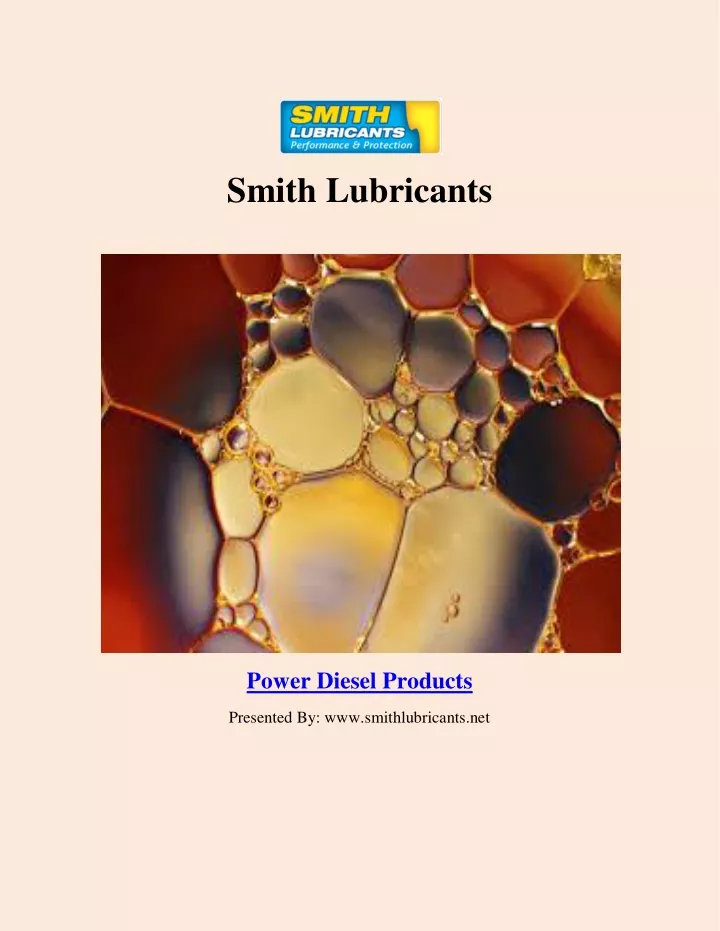 smith lubricants