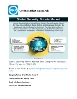 Global Security Robots Market Size, Competitive Analysis, Share, Forecast- 2020-2026 - slide 1