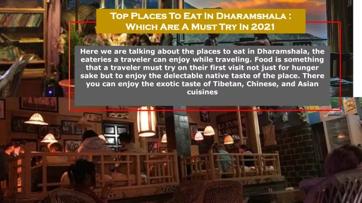 top places to eat in dharamshala which are a must