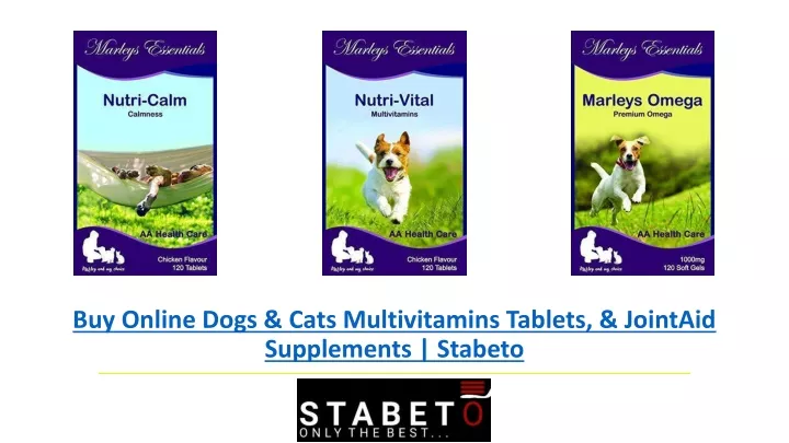 buy online dogs cats multivitamins tablets jointaid supplements stabeto
