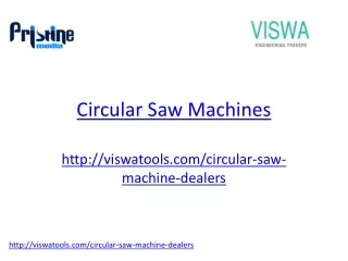 Circular Saw Machines - Viswa Engineering