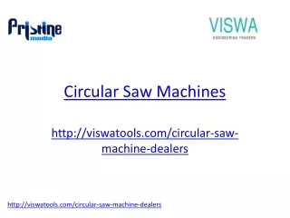 Circular Saw Machines -www.viswatools.com
