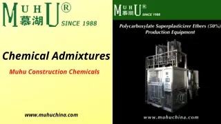 Chemical Admixtures For Concrete | Muhu China