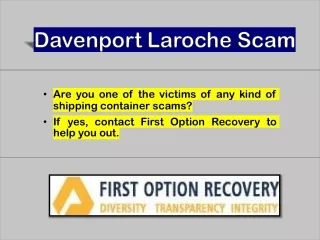 davenport laroche scam