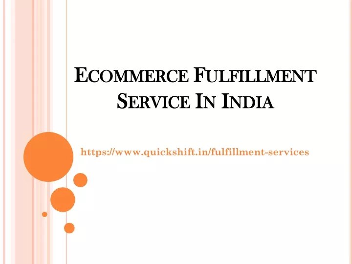 e e commerce commerce f f ulfillment s s ervice