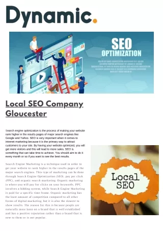 local seo company gloucester