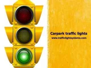 Intelligent Carpark Traffic Lights Suppliers - www.trafficlightsystems.com