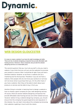 web design gloucester