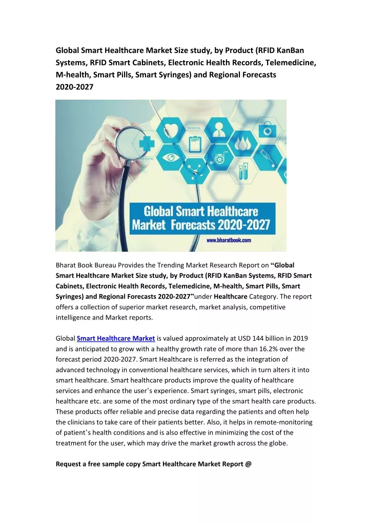 global smart healthcare market size study