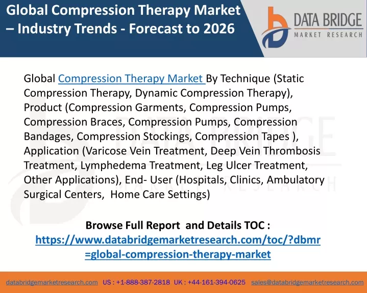 global compression therapy market industry trends