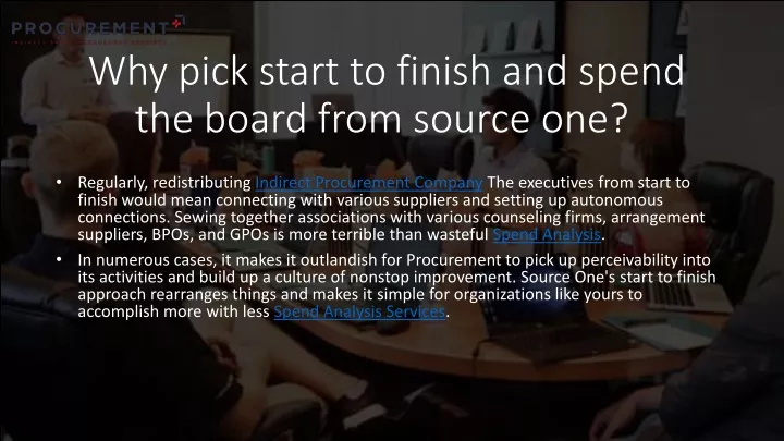 why pick start to finish and spend the board from source one