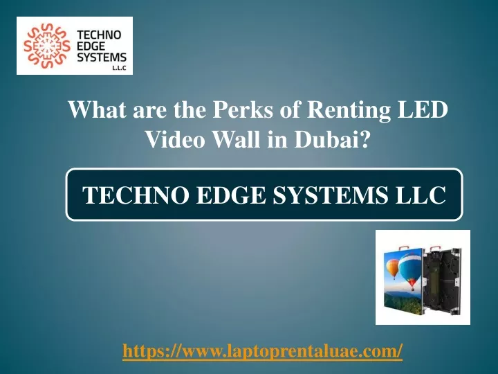 what are the perks of renting led video wall
