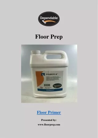 Floor Primer