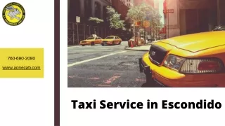 Cab Service and Taxi Service in Escondido