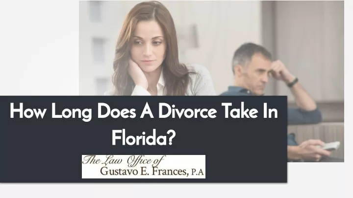 how long does a divorce take in florida