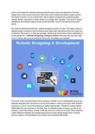 website design company indore