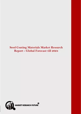 seed coating materials market is expected