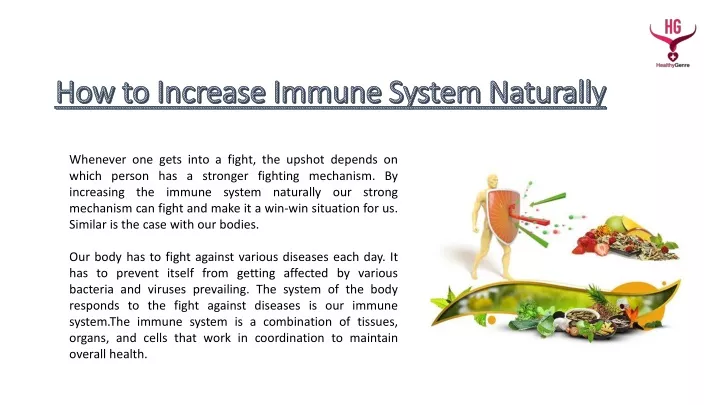 how to increase immune system naturally