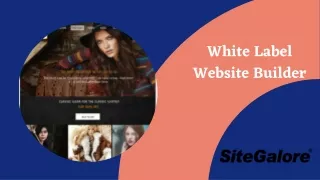 White Label Website Builder