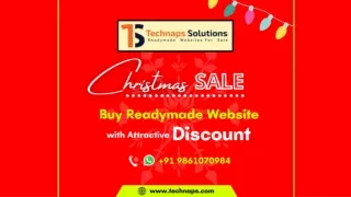 Christmas Sale- Buy Readymade Website Templates