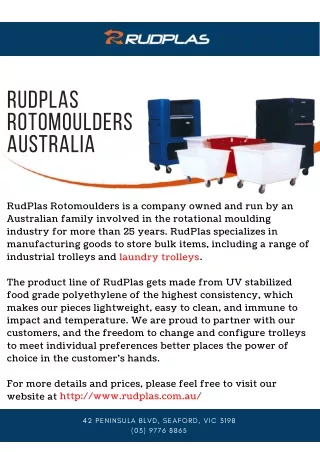 RudPlas Rotomoulders Australia