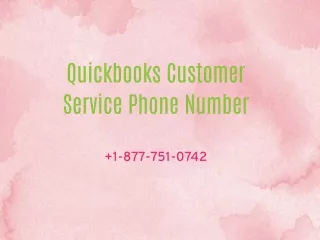 QuickBooks at QuickBooks Customer Service Phone Number