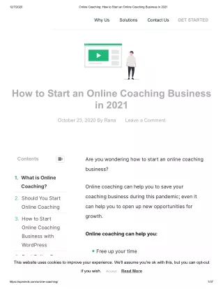 Online Coaching: How to Start an Online Coaching Business in 2021