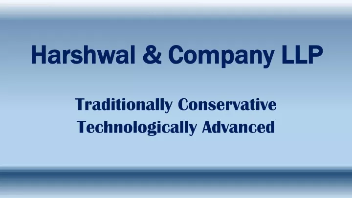 harshwal company llp