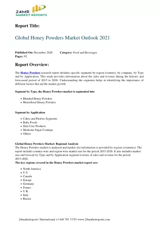 report title