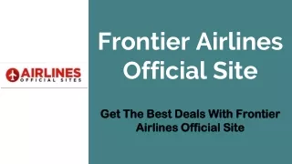 Frontier Airlines Official Site