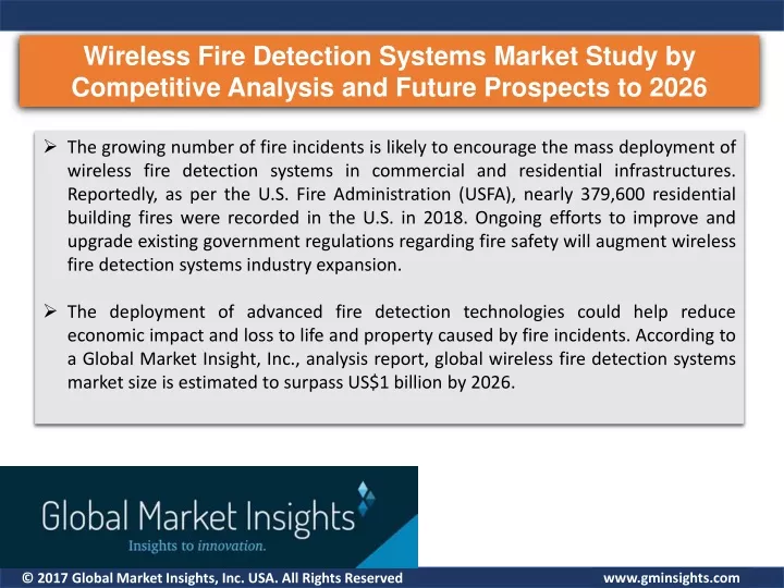 wireless fire detection systems market study