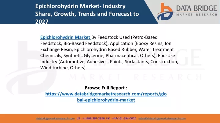 epichlorohydrin market industry share growth