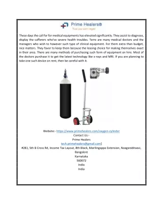 these days the call for for medical equipments